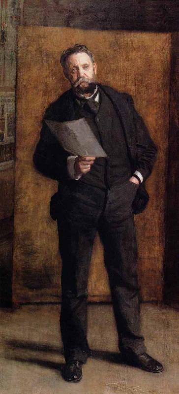 Thomas Eakins Portrait of Leslie W Miller oil painting image